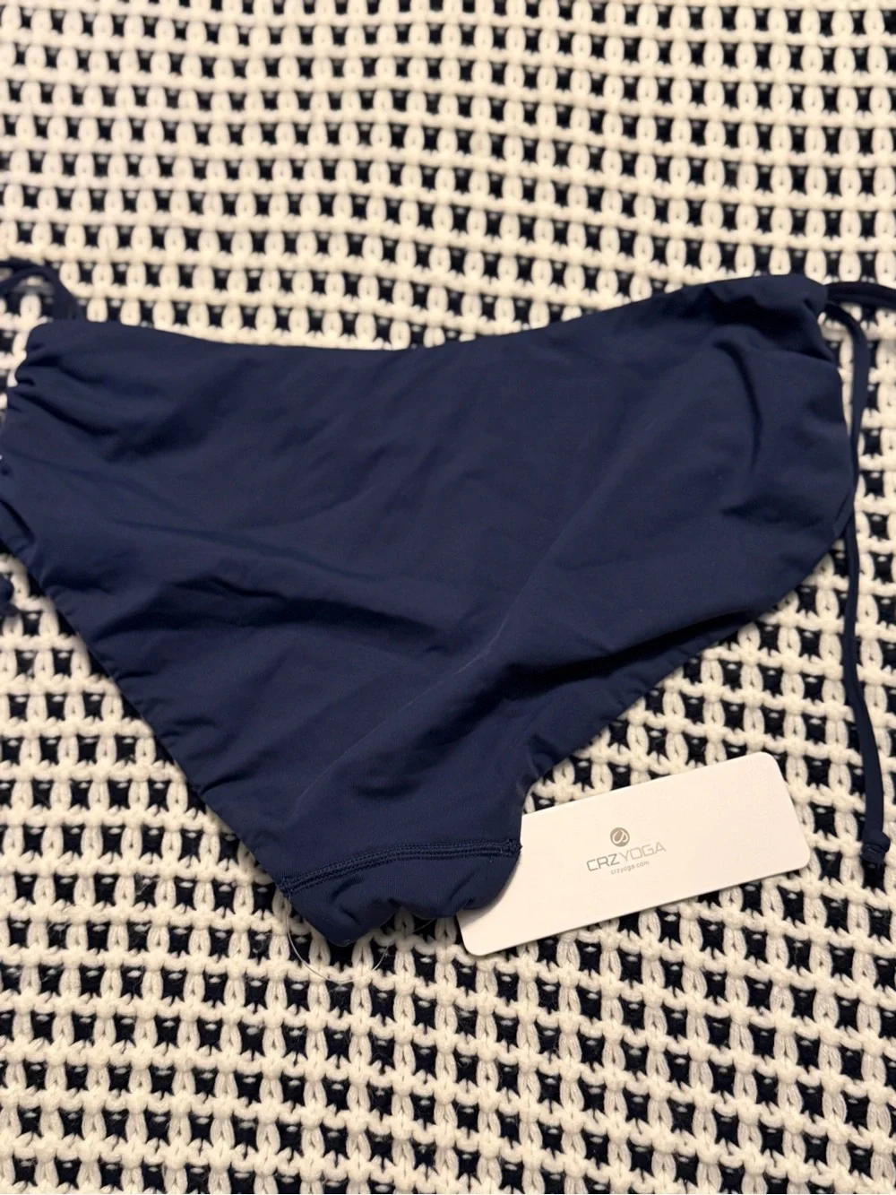 CRZ YOGA Sunshine Side Tie Adjustable Bikini Bottom Size xs